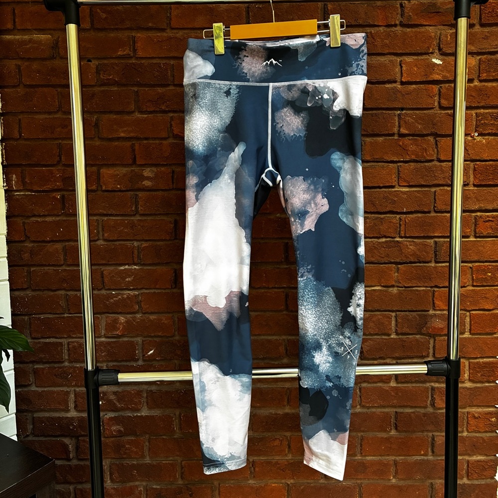 Dope Snow Snuggle Leggings L Winter Base Layer Thermal Tights, High-Waisted Ski